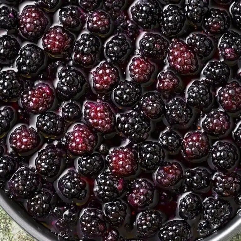 Blackberry Upside Down Cake (with Cinnamon & Vanilla) - featured image