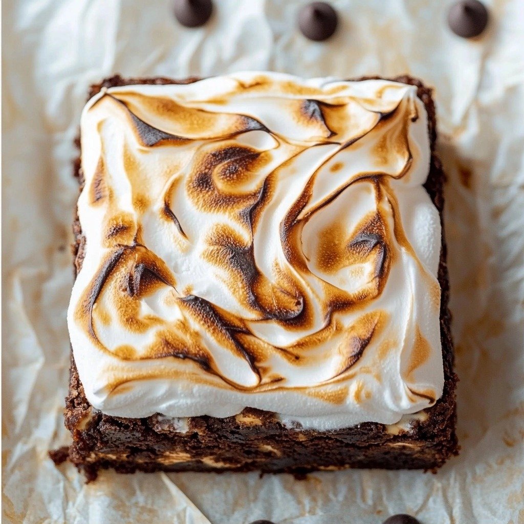 S'mores Brownies - finished dish
