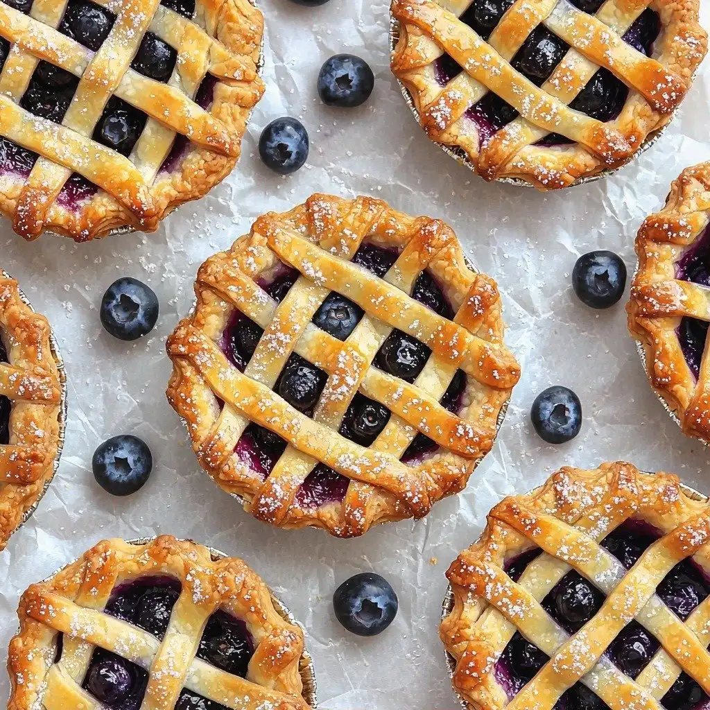 Easy Mini Blueberry Pies Recipe (Made In Muffin Tin!)