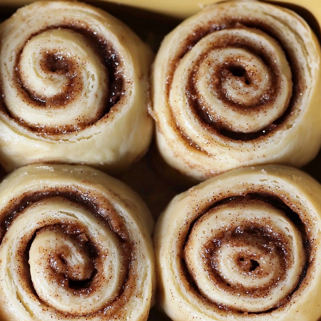 Cookie Dough Cinnamon Rolls - step by step