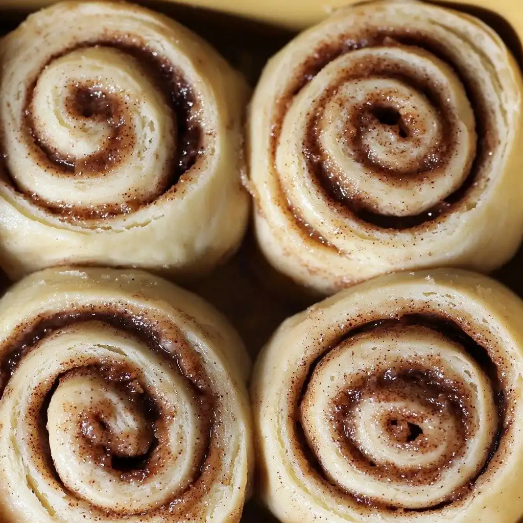 Cookie Dough Cinnamon Rolls - step by step