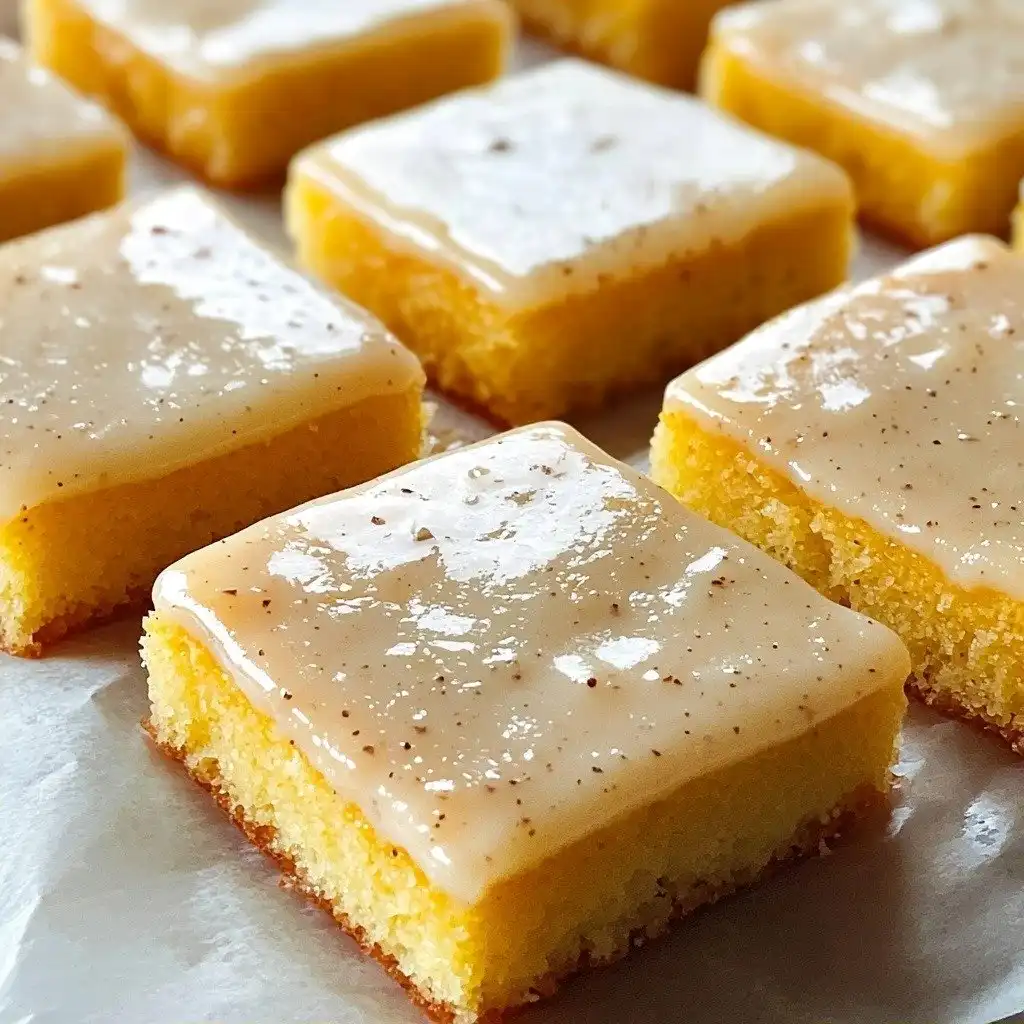 Gluten Free Lemon Brownies - finished dish