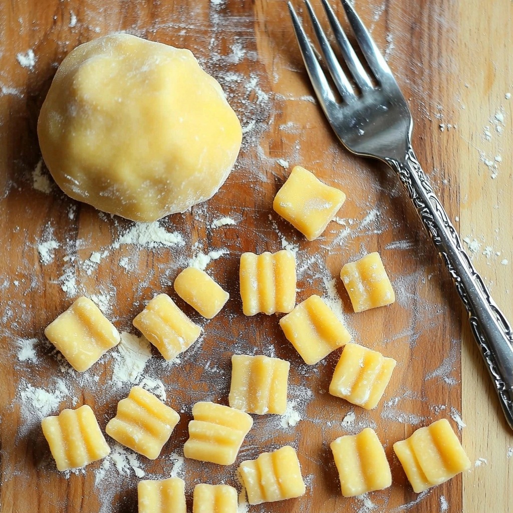 Easy Pumpkin Gnocchi - step by step