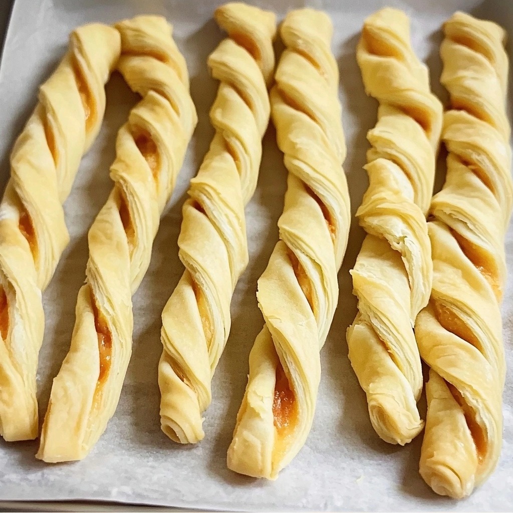 Pumpkin Pie Twists - step by step