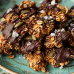 Crunchy Seed Bark With Tortillas and Chocolate