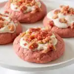 Strawberries & Cream Crumble Cookies