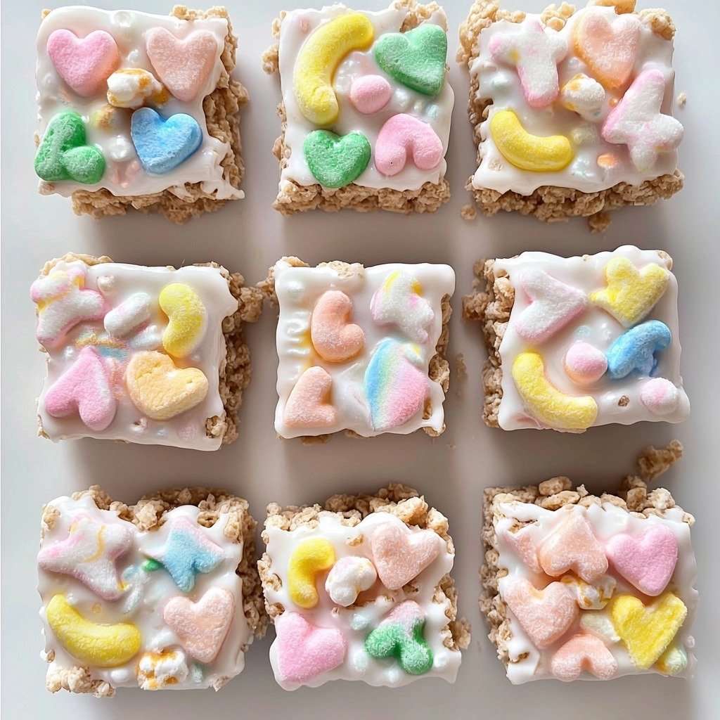 Lucky Charms Bars - finished dish