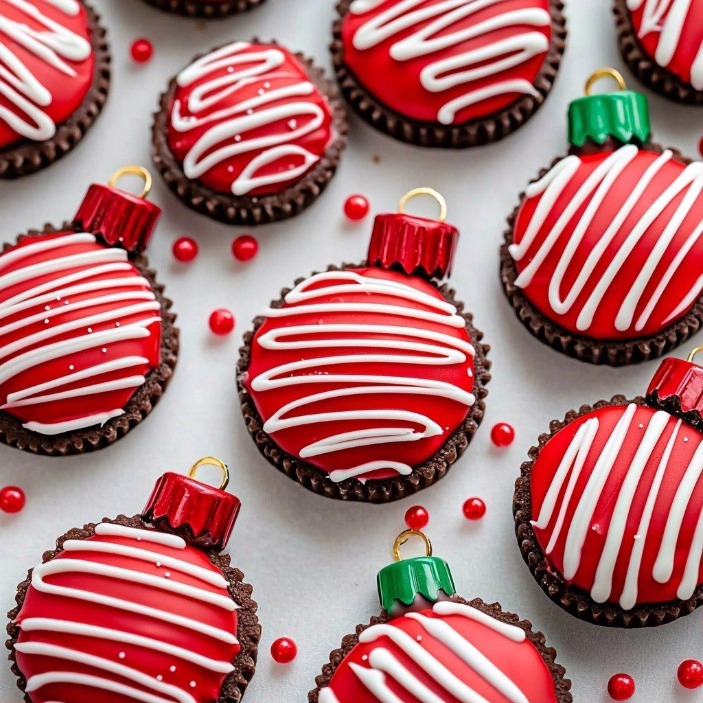 Ritz Cracker Christmas Ornaments - step by step