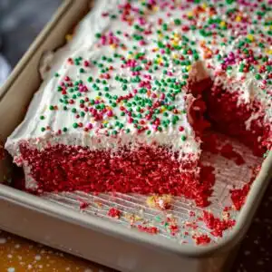 Christmas Jello Poke Cake