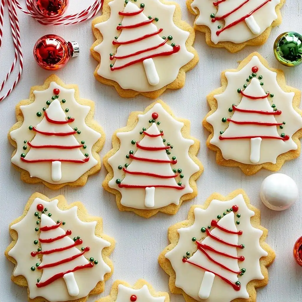 Little Debbie Christmas Tree Cake Cookies - finished dish