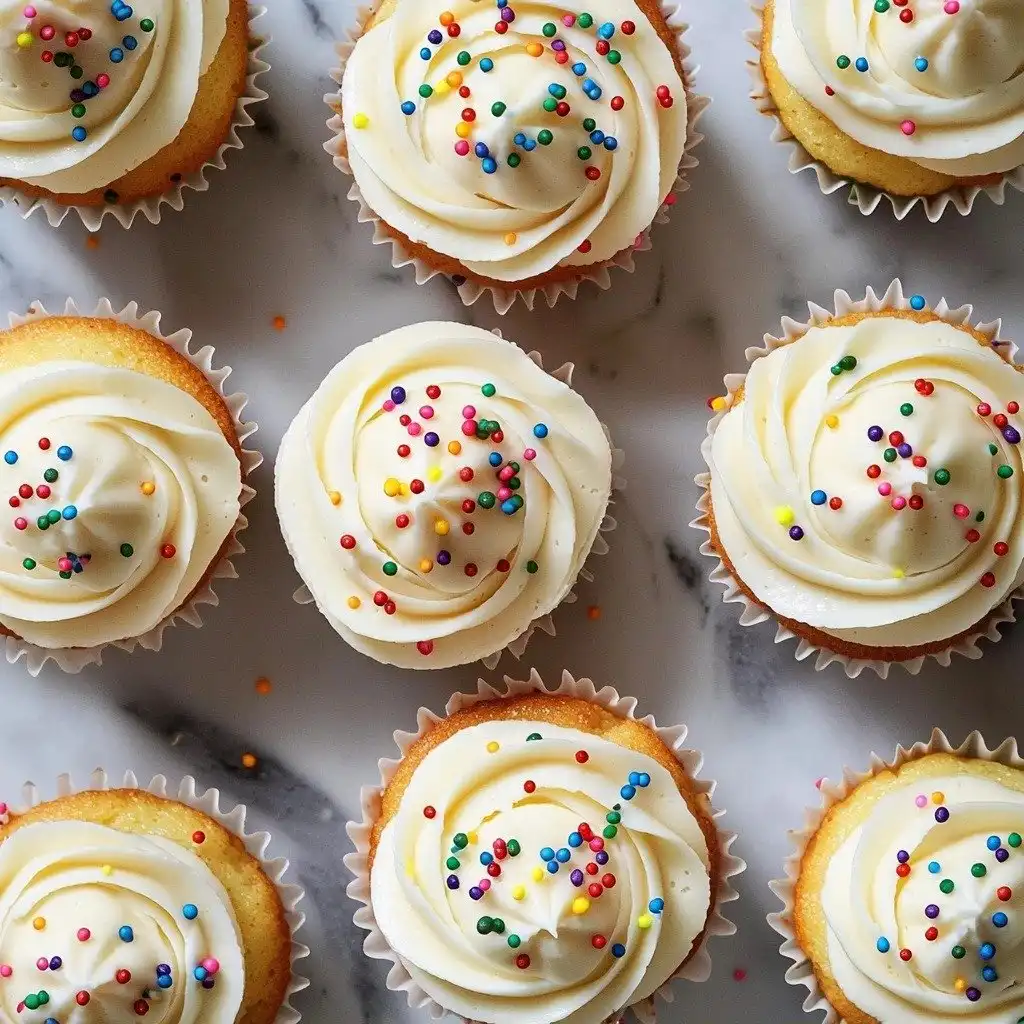 Sourdough French Yogurt Cupcakes
