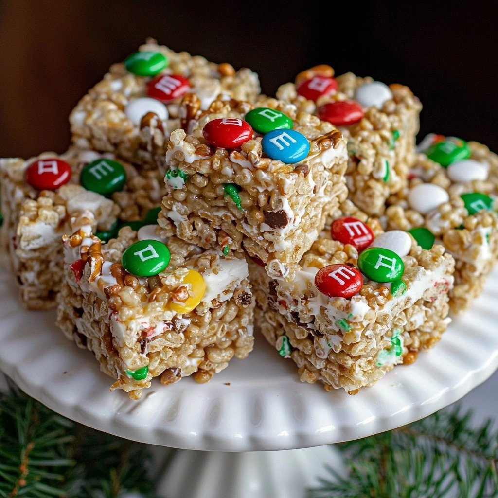 Marshmallow Pretzel Treats - step by step