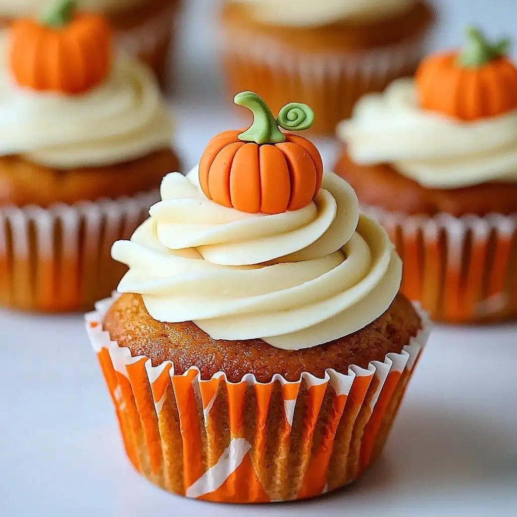 Easy Pumpkin Cupcakes