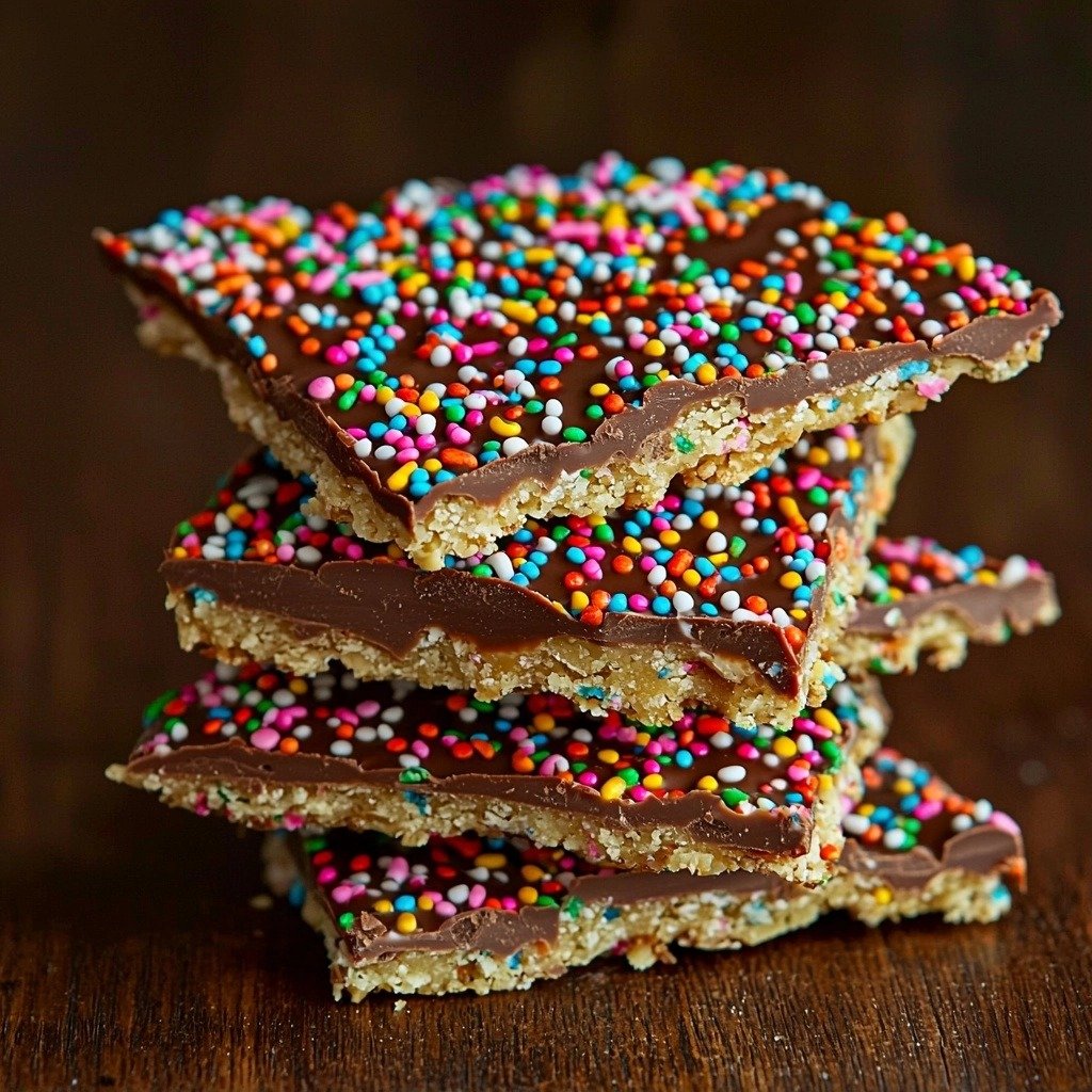 Oyster Cracker Toffee Bark - step by step