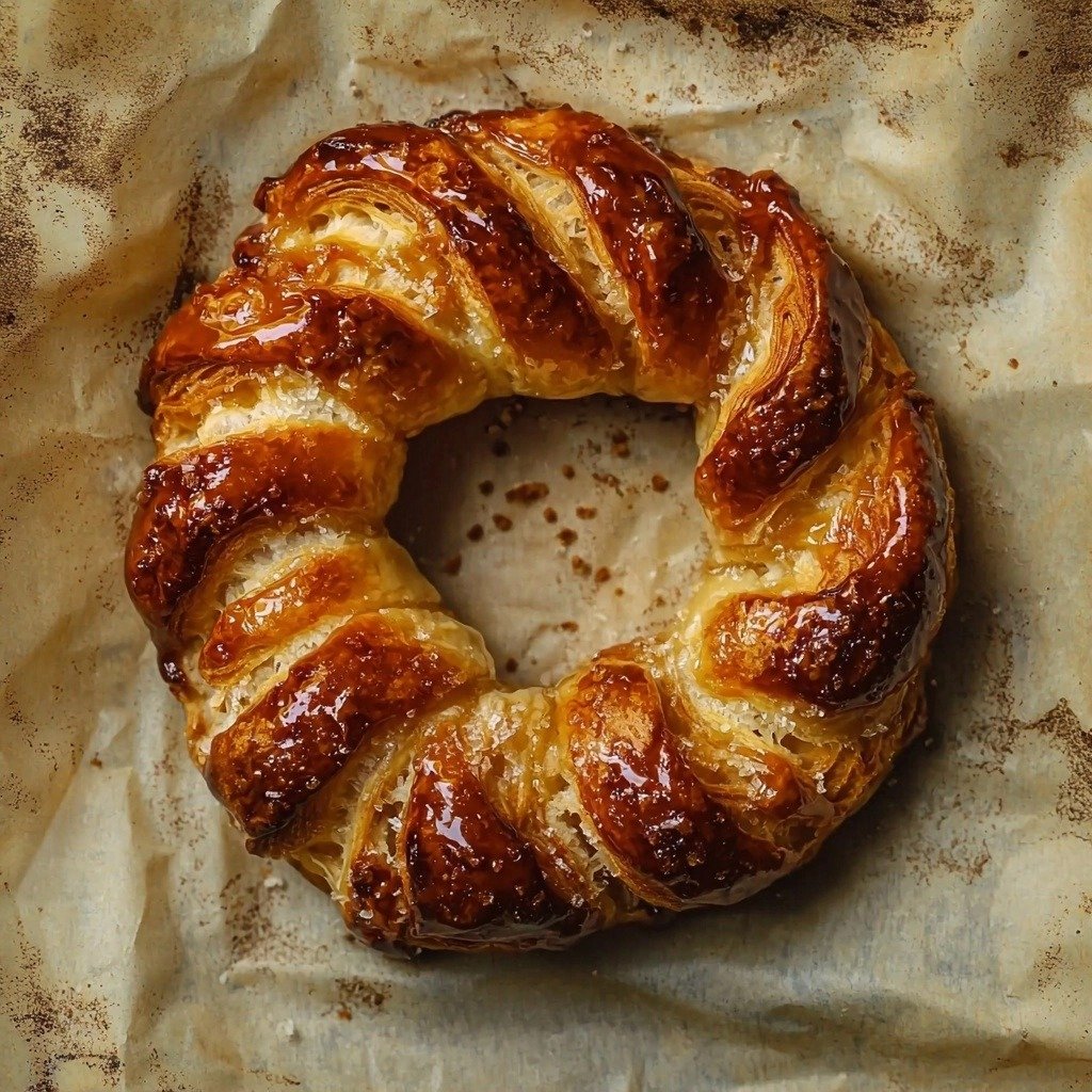Apple Cinnamon Turnover Wreaths - step by step