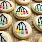 Christmas Lights Sugar Cookies - featured image