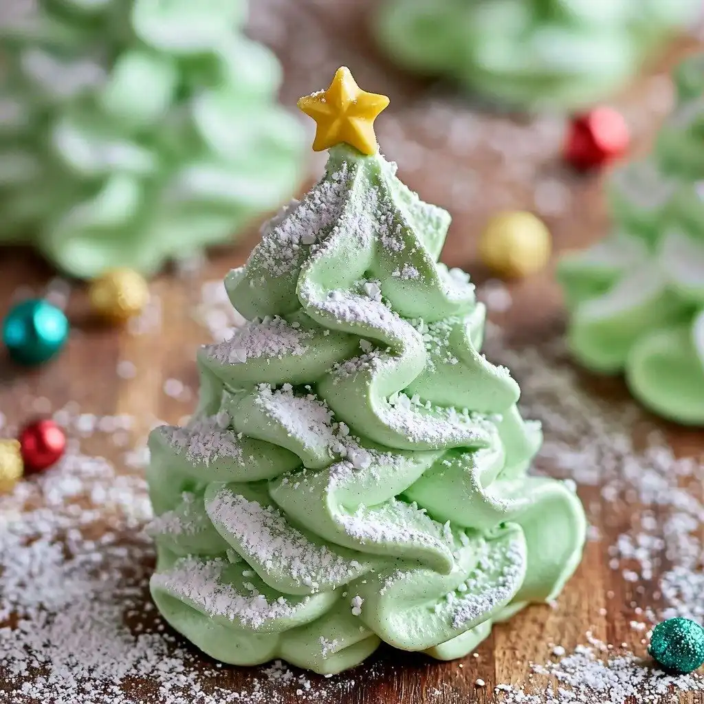 Christmas Tree Cookies - step by step