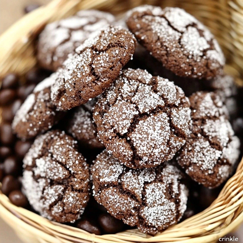 Coffee Cookies (Espresso Mocha Cookies) - finished dish
