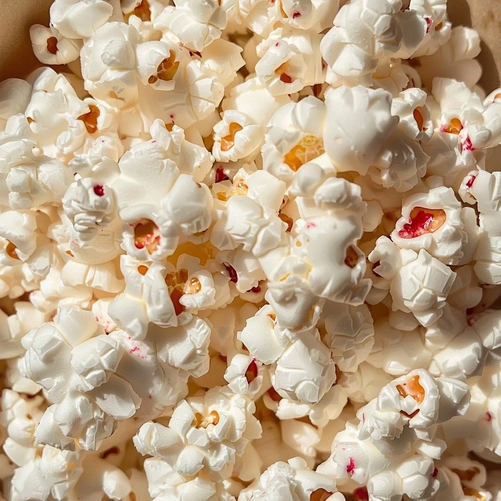 White Chocolate Peppermint Popcorn - step by step