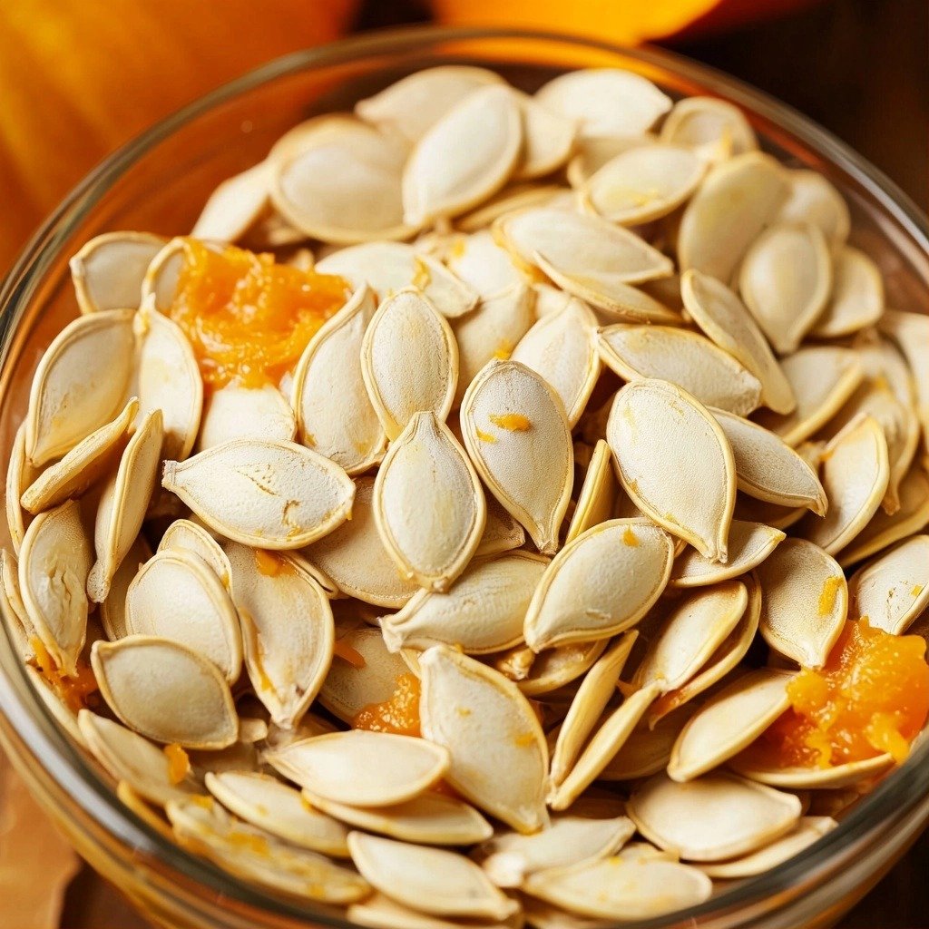 Roasted Pumpkin Seeds - step by step