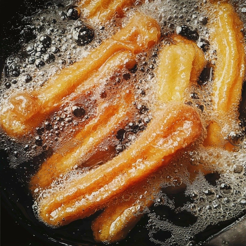 Pumpkin Churros - step by step