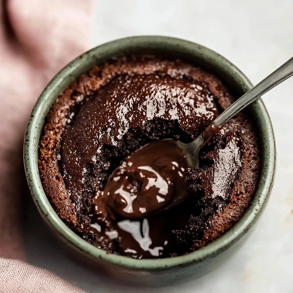 Quick Greek Yogurt Mug Brownie - step by step