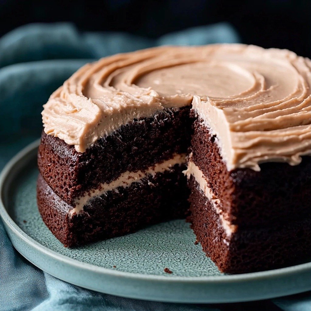 Dark Guinness Chocolate Cake - step by step