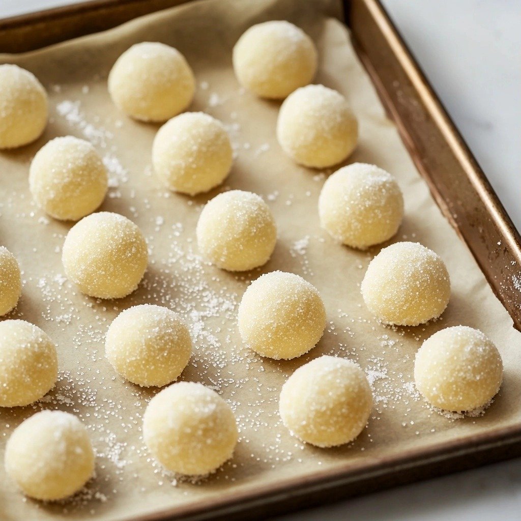 Buttery Lemon Snickerdoodles - step by step