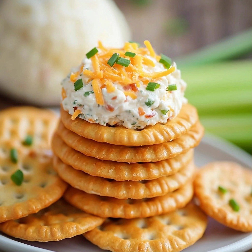 Cheddar Ranch Cheeseball - step by step