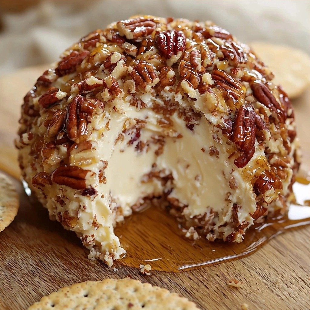 Fresh Cherry Cheese Ball - step by step