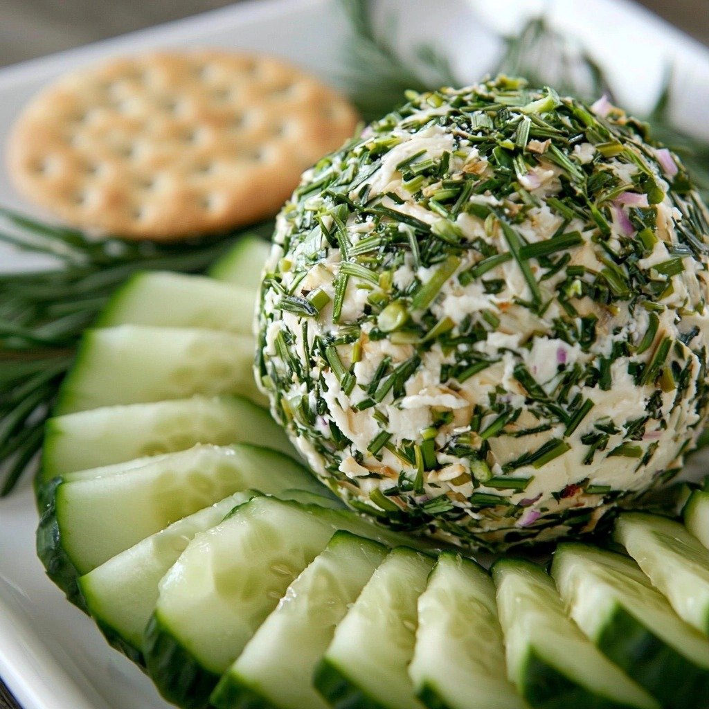 Herb Goat Cheese Ball - step by step