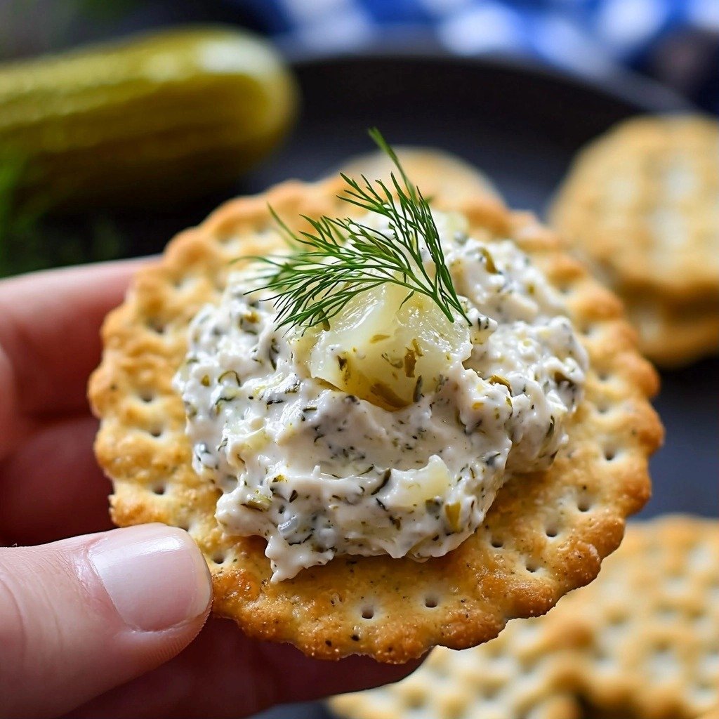Dill Pickle Cheeseball (Easy Appetizer) - step by step