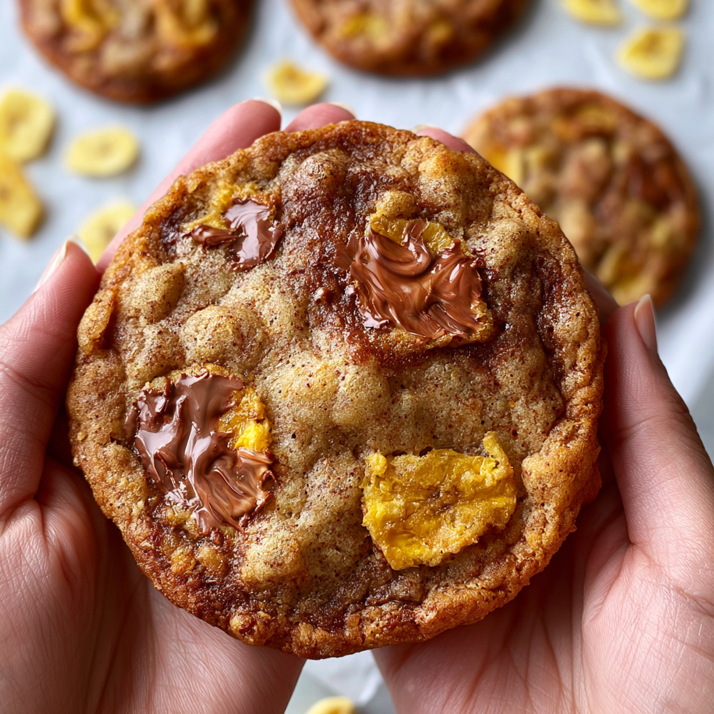 Brown Butter Banana Bread Cookies - step by step