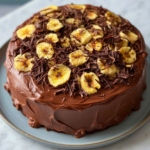A Perfect Banana Cake (with Chocolate Ganache)
