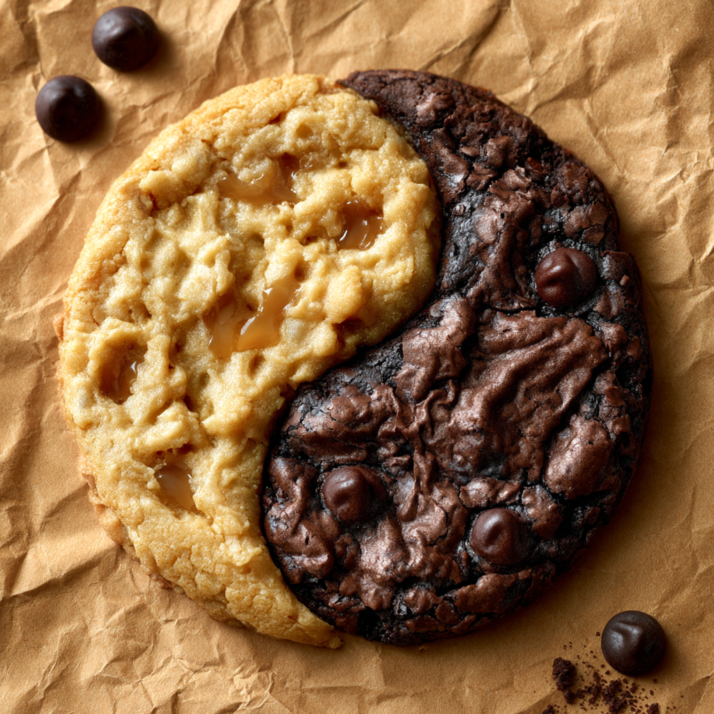 Peanut Butter Chocolate Swirl Cookies - step by step