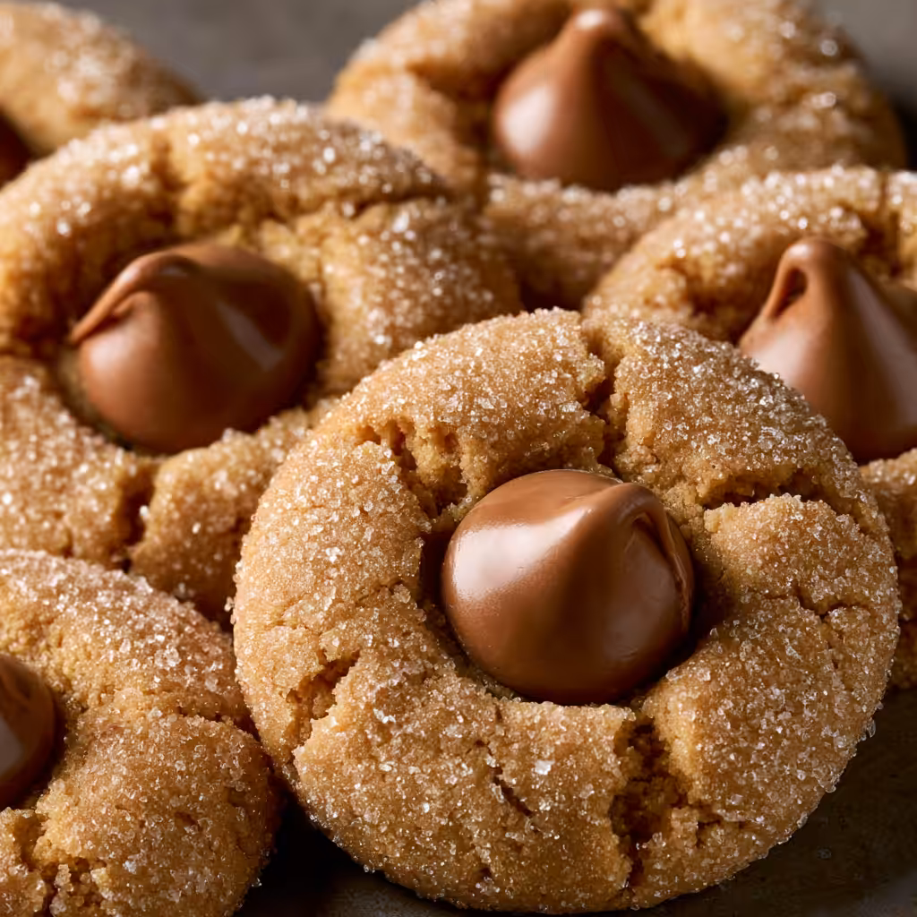Classic Peanut Butter Blossoms - step by step