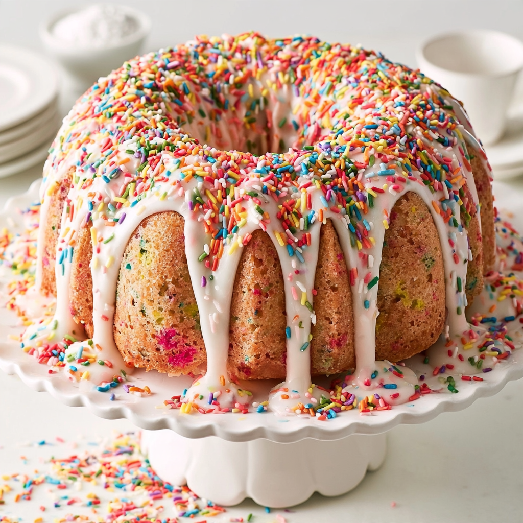 Funfetti Bundt Cake Recipe - step by step