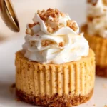 No Bake Pumpkin Mini Cheesecakes