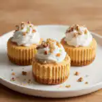 No Bake Pumpkin Mini Cheesecakes